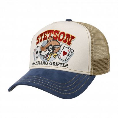 czapka z daszkiem STETSON trucker  GAMBLING
